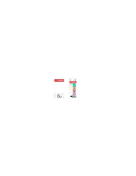 ROTULADOR STABILO BOSS MINI PASTEL LOVE  6 UD.SURT.