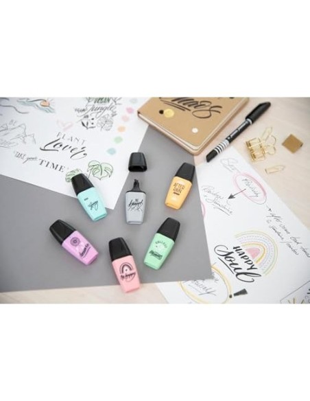 ROTULADOR STABILO BOSS MINI PASTEL LOVE  6 UD.SURT.