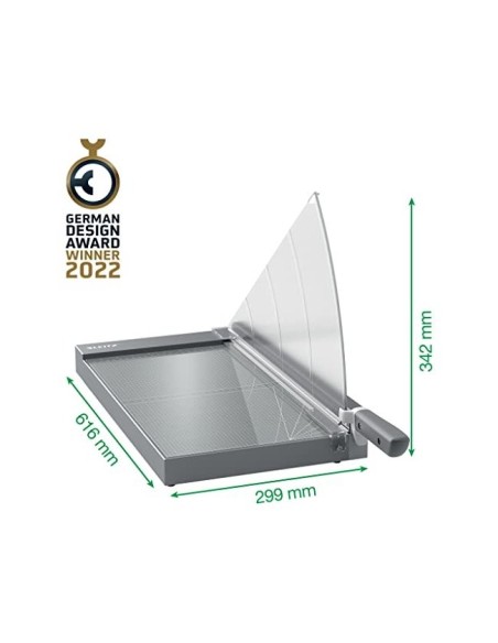 GUILLOTINA PALANCA LEITZ OFFICE PRO A3 BASE CRISTAL 457MM CORTE 25H.