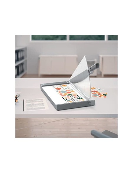 GUILLOTINA PALANCA LEITZ OFFICE PRO A3 BASE CRISTAL 457MM CORTE 25H.
