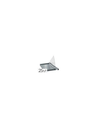 GUILLOTINA PALANCA LEITZ OFFICE PRO A4+ BASE CRISTAL 381MM CORTE 25H.
