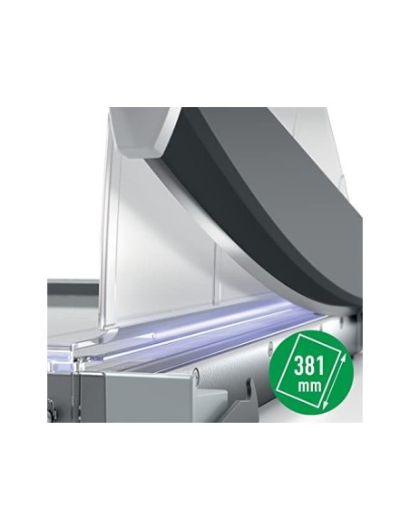 GUILLOTINA PALANCA LEITZ OFFICE PRO A4+ BASE CRISTAL 381MM CORTE 25H.