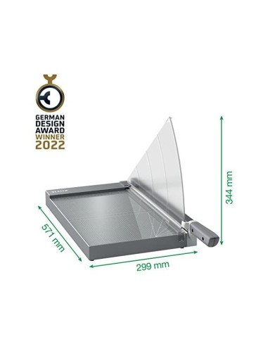 GUILLOTINA PALANCA LEITZ OFFICE PRO A4+ BASE CRISTAL 381MM CORTE 25H.