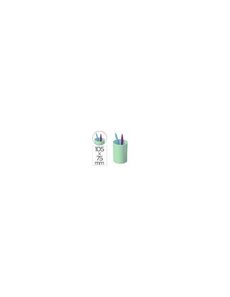CUBILETE PORTALAPICES ARCHIVO 2000 ECOGREEN 100% RECICLADO VE. PASTEL