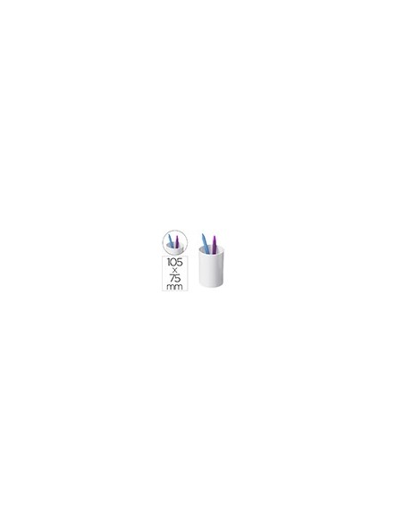 CUBILETE PORTALAPICES ARCHIVO 2000 ECOGREEN 100% RECICLADO BL.PASTEL