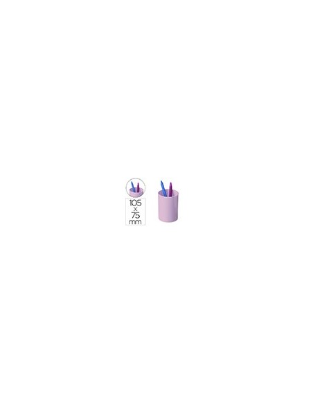 CUBILETE PORTALAPICES ARCHIVO 2000 ECOGREEN RECICL ROSA PASTEL