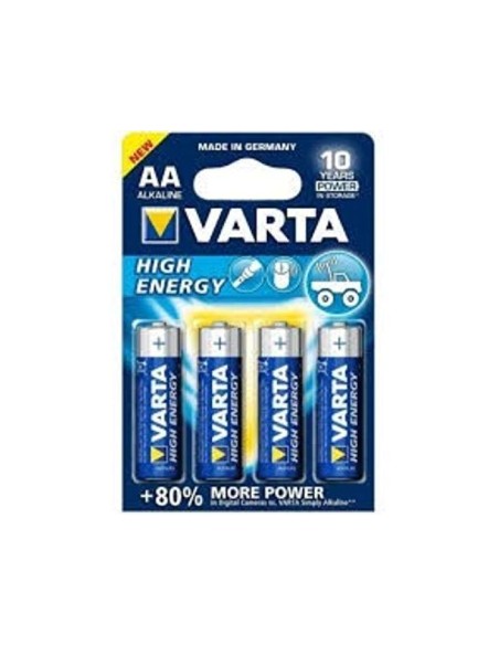 PILA VARTA ALCALINA LONGLIFE POWER AA TIPO LR-06 4 UD.