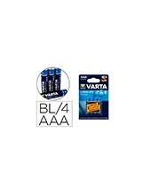 PILA VARTA ALCALINA LONGLIFE POWER AAA TIPO LR-03 4 UD. 2