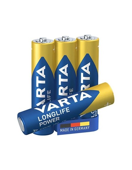 PILA VARTA ALCALINA LONGLIFE POWER AAA TIPO LR-03 4 UD.