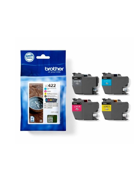 LC-422VAL PACK 4 CARTUCHO BROTHER MFC-J5340DW/MFC-J5740DW N/C/M/A