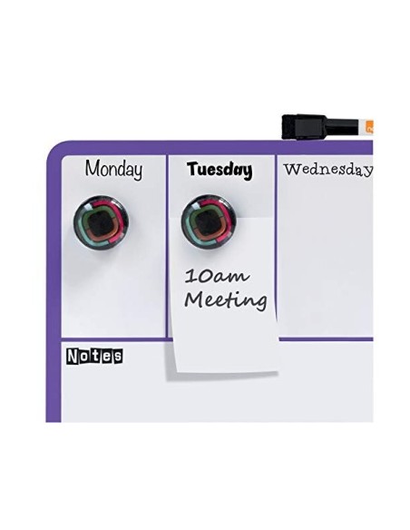 PLANIFICADOR SEMANAL NOBO MAGNETICO VIO.140X360MM
