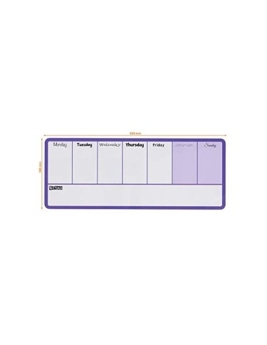 PLANIFICADOR SEMANAL NOBO MAGNETICO VIO.140X360MM
