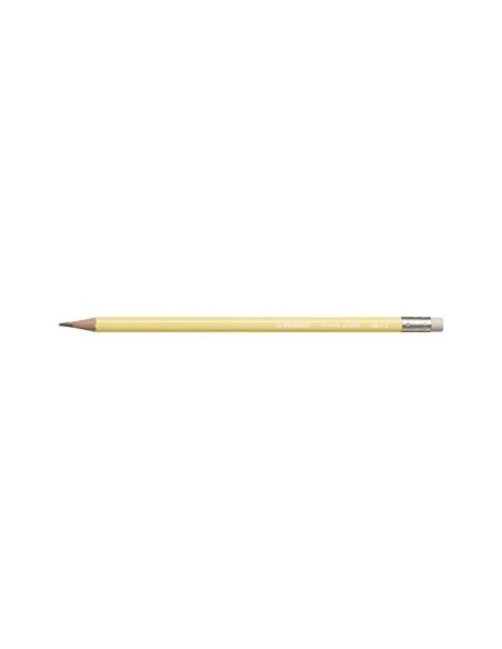 LAPICES GRAFITO GOMA STABILO SWANO MINA 2,2MM DUREZA HB AM. PASTEL