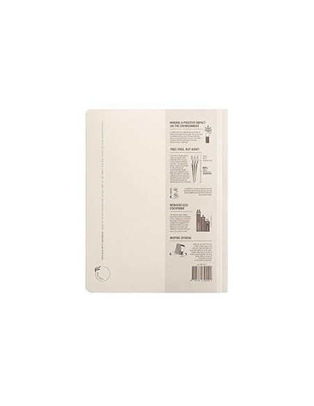 SUBCARPETA CARTULINA TARIFOLD ECO. 226 G/M2 A4 FASTENER CREMA PK.10U