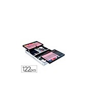 MALETIN PINTURAS DALER ROWNEY METALICO 122 PIEZAS 347X94X240MM 2