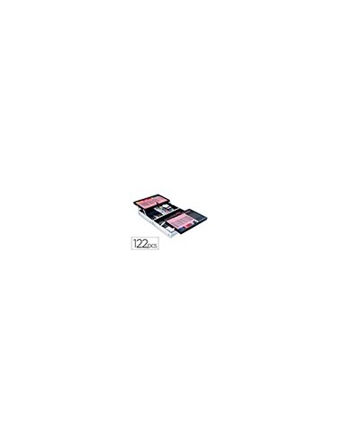 MALETIN PINTURAS DALER ROWNEY METALICO 122 PIEZAS 347X94X240MM