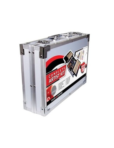 MALETIN PINTURAS DALER ROWNEY METALICO 122 PIEZAS 347X94X240MM