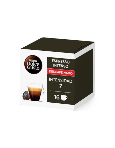 CAFE DOLCE GUSTO ESPRESSO INTENSO DESCAFEINADO INTENS 7  CAJA 16 UD.