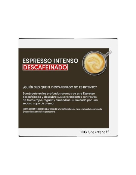 CAFE DOLCE GUSTO ESPRESSO INTENSO DESCAFEINADO INTENS 7  CAJA 16 UD.