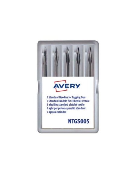 REPUESTO AGUJA AVERY CORTA  BASE PLAST.PISTOLA NAVETES TGS005  5 UD.
