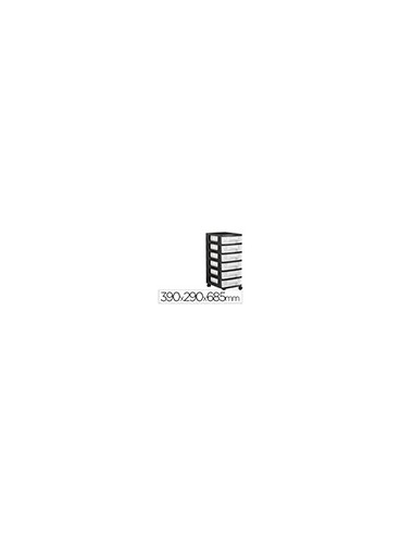 CAJONERA ARCHIVO 2000 6 CAJ.TPTE.CARCASA NG. 6LT.RUEDAS 390X290X685MM