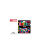 ROTULADOR STABILO ACUARELABLE PEN 68 ARTY LINE 1MM 24 UD.SURT. 2