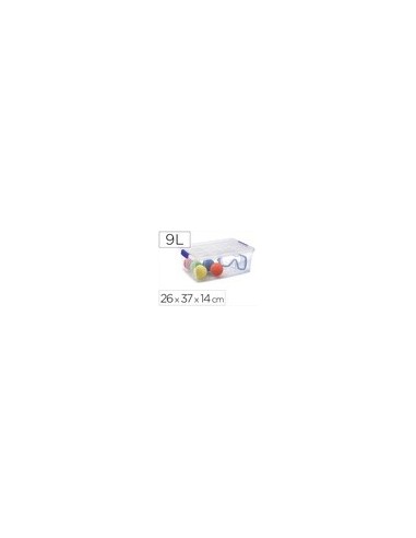 CONTENEDOR PLAST.PLASTICFORTE 9LT.N 29 TPTE.CON T.260X370X140MM