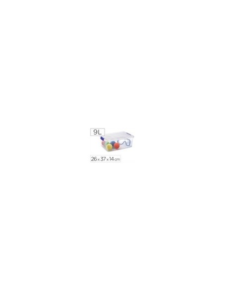 CONTENEDOR PLAST.PLASTICFORTE 9LT.N 29 TPTE.CON T.260X370X140MM