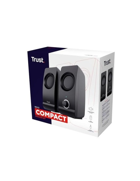 ALTAVOCES TRUST REMO 2.0 16 W CONTROL VOL.USB 2.0 JACK 3.5MM NG.