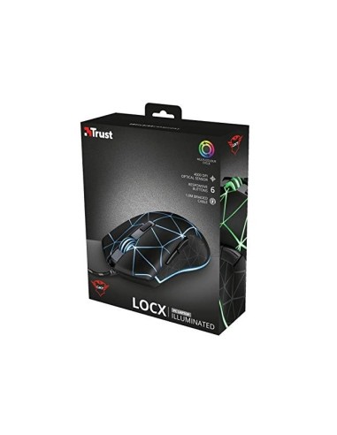RATON TRUST GXT133 LOCX GAMING OPTICO LED 800-4000 PPP 6B USB NG.