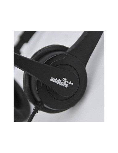 AURICULAR CON MICRO NGS VOX505 USB NEGRO