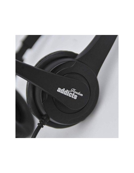 AURICULAR CON MICRO NGS VOX505 USB NEGRO