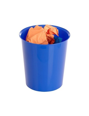 PAPELERA PLAST.ARCHIVO 2000 ECOGREEN 100% RECICLA 18LT.AZ. 290X310MM