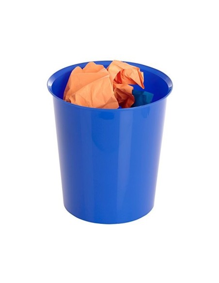 PAPELERA PLAST.ARCHIVO 2000 ECOGREEN 100% RECICLA 18LT.AZ. 290X310MM
