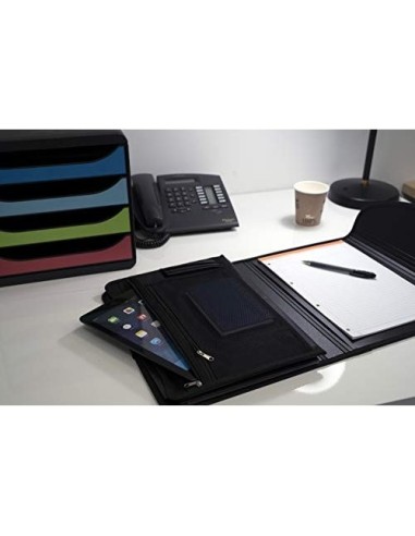 CARPETA EXACOMPTA AQUAREL CLASIFICADORA A4 PP. 6 DEP.PASTEL SURT.