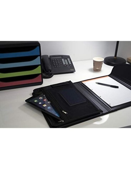 CARPETA EXACOMPTA AQUAREL CLASIFICADORA A4 PP. 6 DEP.PASTEL SURT.