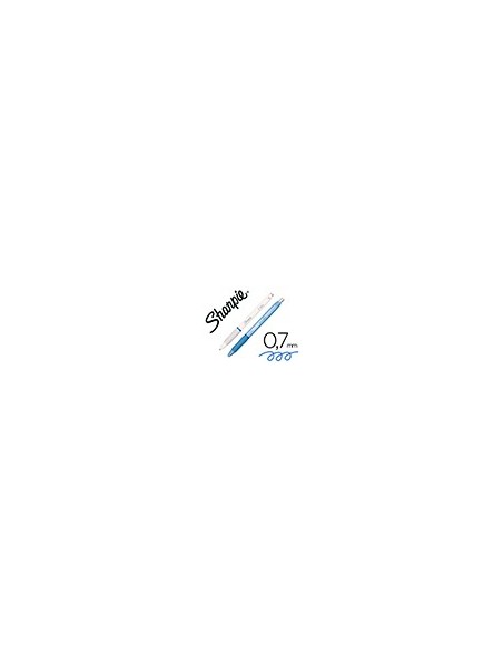 BOLIGRAFO SHARPIE FASHION RETRACTIL TINTA GEL AZ. 0,7MM AZ. HIELO BL.