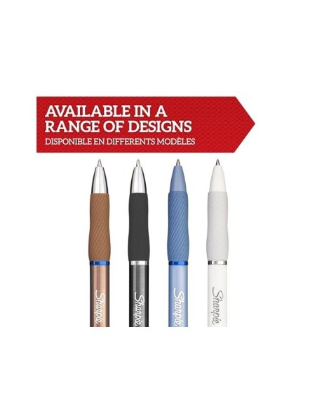 BOLIGRAFO SHARPIE FASHION RETRACTIL TINTA GEL AZ. 0,7MM AZ. HIELO BL.