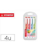 ROTULADOR STABILO FLUOR.SWING COOL PASTEL  4 UD.SURT.