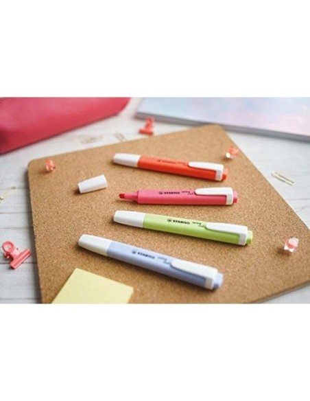 ROTULADOR STABILO FLUOR.SWING COOL PASTEL  4 UD.SURT.