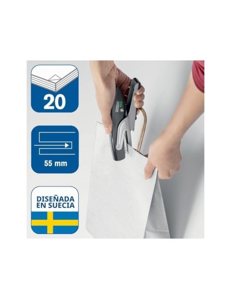 GRAPADORA RAPID TENAZA ECO PLAST.RECI 100% 20H. 24/6 26/6