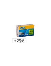 GRAPAS RAPID 26/6MM GALVANIZADA CAJA 1000 UD. 2