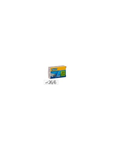 GRAPAS RAPID 26/6MM GALVANIZADA CAJA 1000 UD.