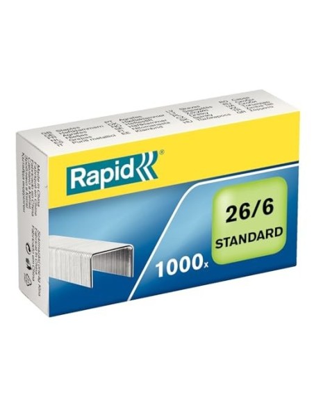 GRAPAS RAPID 26/6MM GALVANIZADA CAJA 1000 UD.