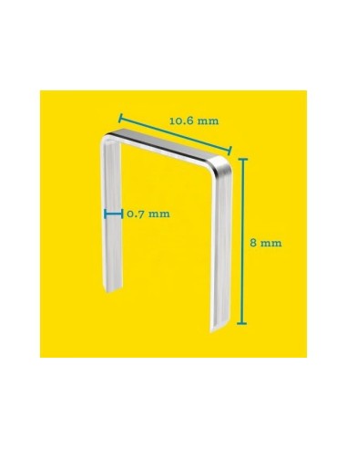 GRAPAS RAPID CLAVADORA 13/ 8 MM. GALVANIZADAS CAJA DE 5000