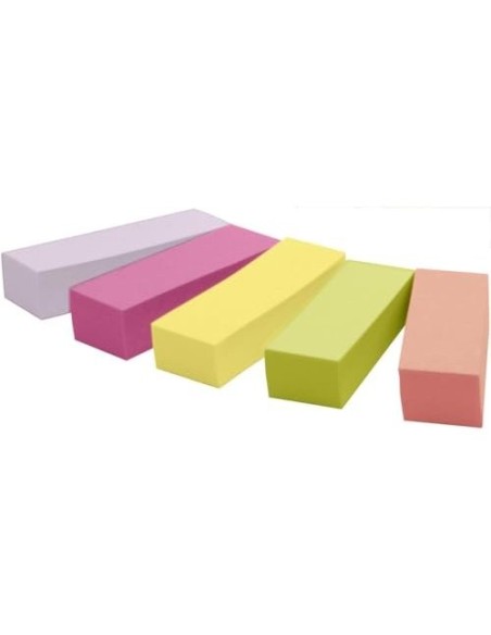 BLOC NOTAS ADH. QUITA PON POST-IT MININOTAS 15 X 50MM 50H. PK. 5 UD.