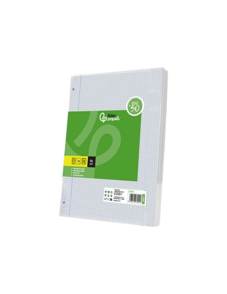 RECAMBIO  A4 200+50H. 90G/M2 4MM MARGEN4 TAL.