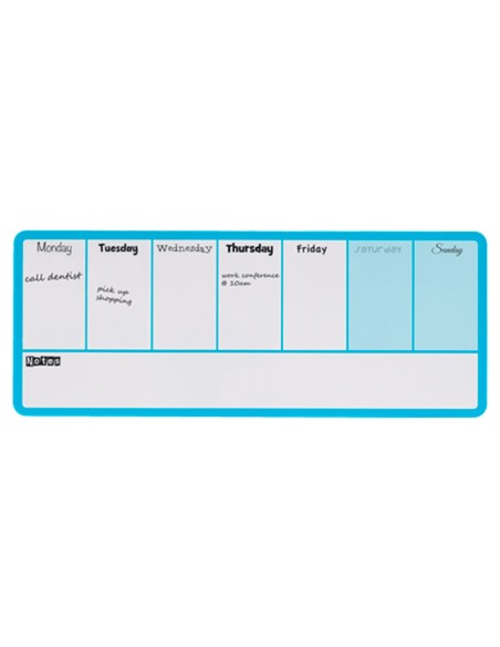 PLANIFICADOR SEMANAL NOBO MAGNETICO AZ. 140X360MM