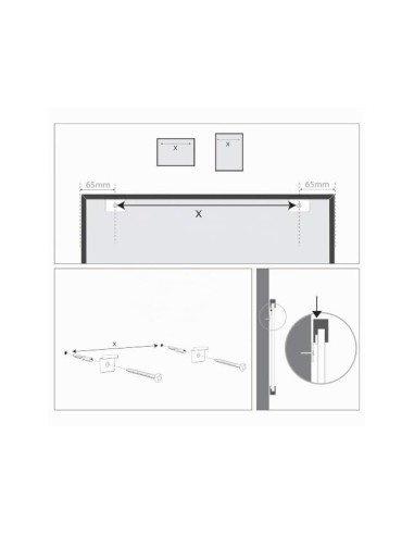 PIZARRA BL.NOBO MAG.MARCO AZ. 430X585MM