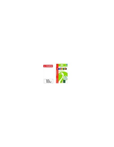 LAPICES STABILO GREEN COLORS CERTIFICADO FSC  CARTON 18 UD.SURT.